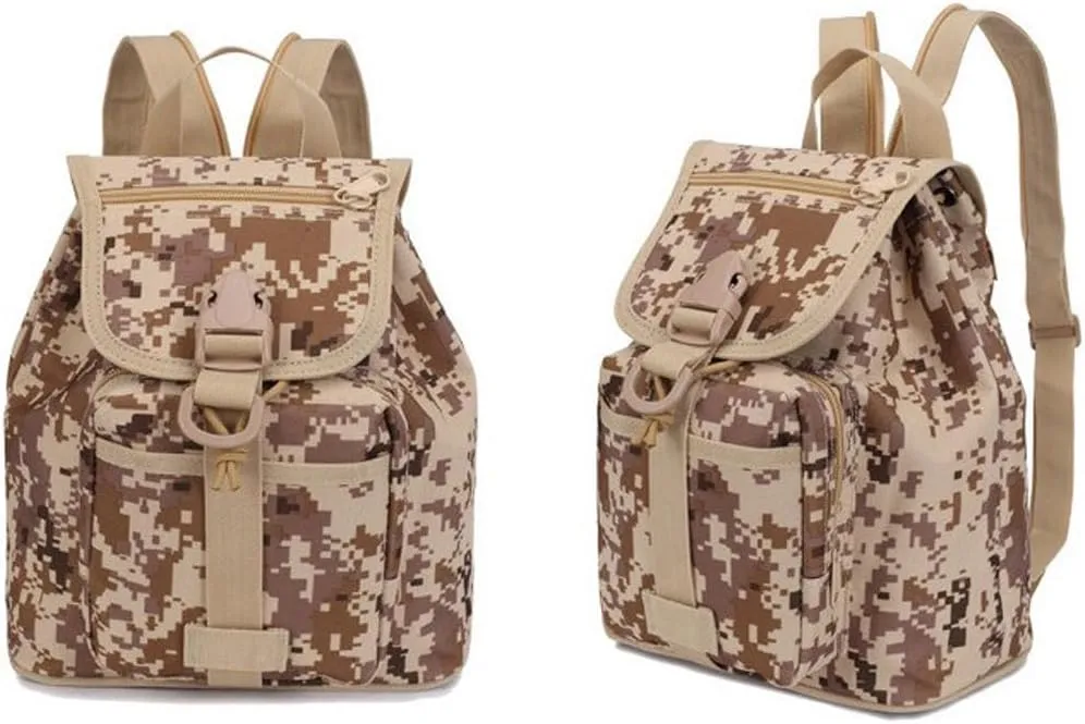 Mini Daypack Military Tactical Backpack Rucksack Tactical Assault Pack Bag for Hunting Camping Trekking (Desert Digital)