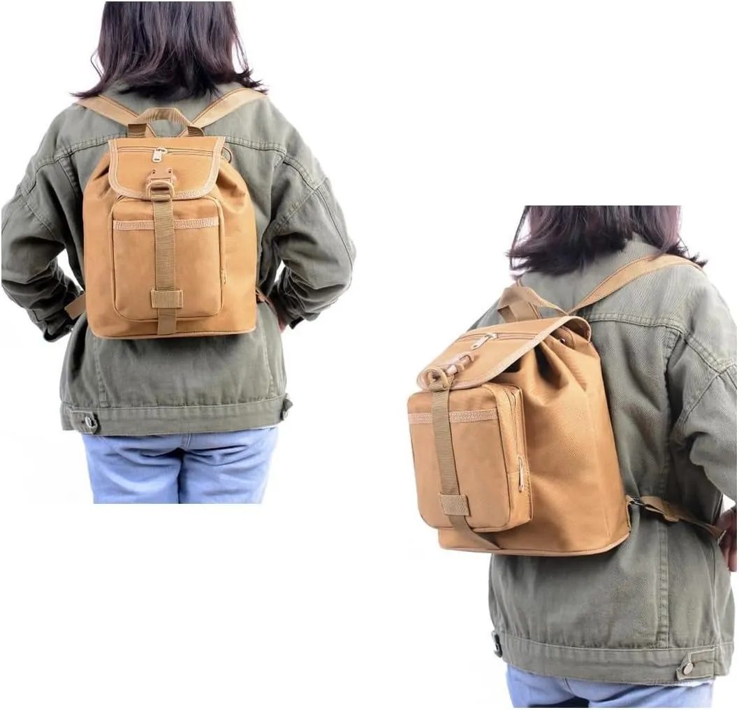 Mini Daypack Military Tactical Backpack Rucksack Tactical Assault Pack Bag for Hunting Camping Trekking (Desert Digital)