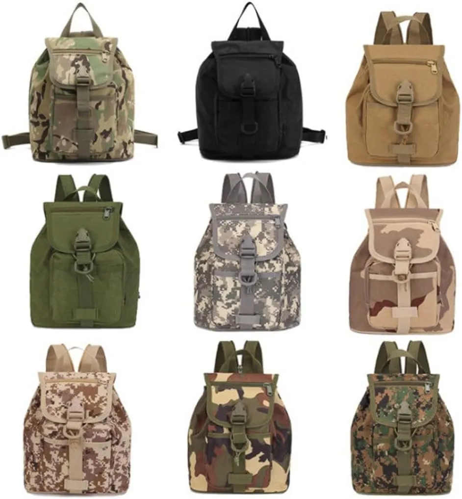 Mini Daypack Military Tactical Backpack Rucksack Tactical Assault Pack Bag for Hunting Camping Trekking (Desert Digital)