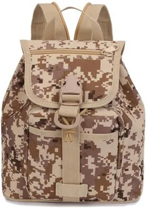 Mini Daypack Military Tactical Backpack Rucksack Tactical Assault Pack Bag for Hunting Camping Trekking (Desert Digital)