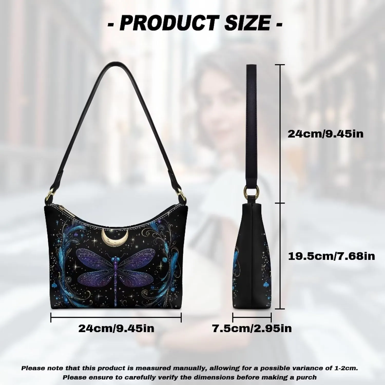 Mini Underarm Crossbody Bag for Women Leather for Dating Travel