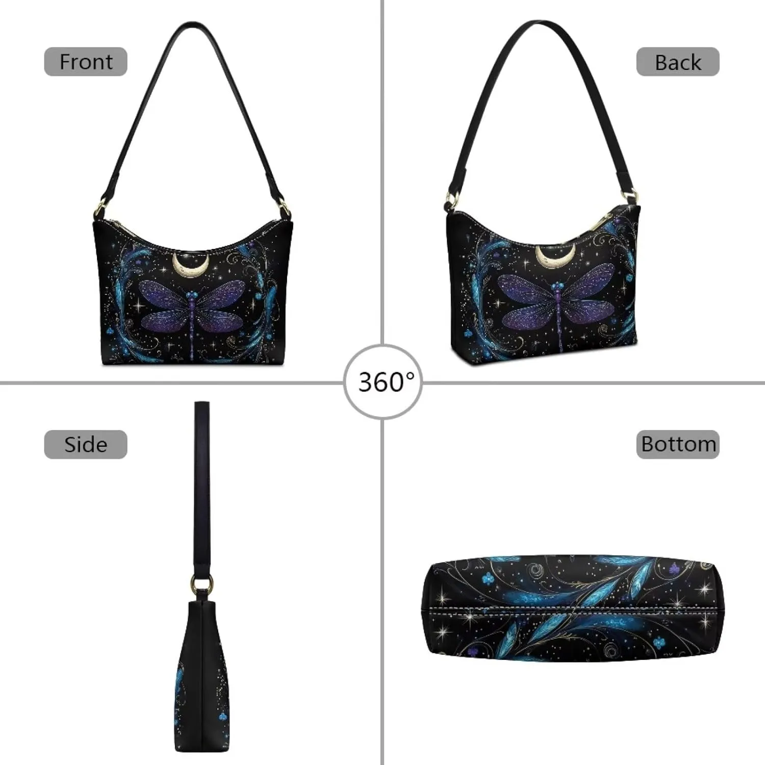 Mini Underarm Crossbody Bag for Women Leather for Dating Travel