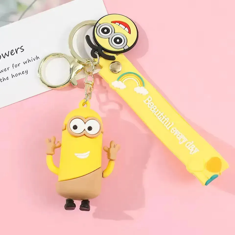 Minion Mania Silicone Keychains