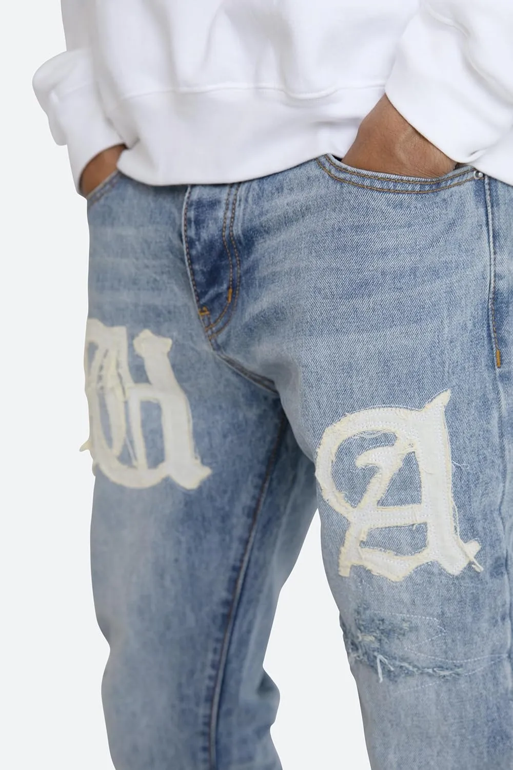 mnml Men's D198 War Straight Denim