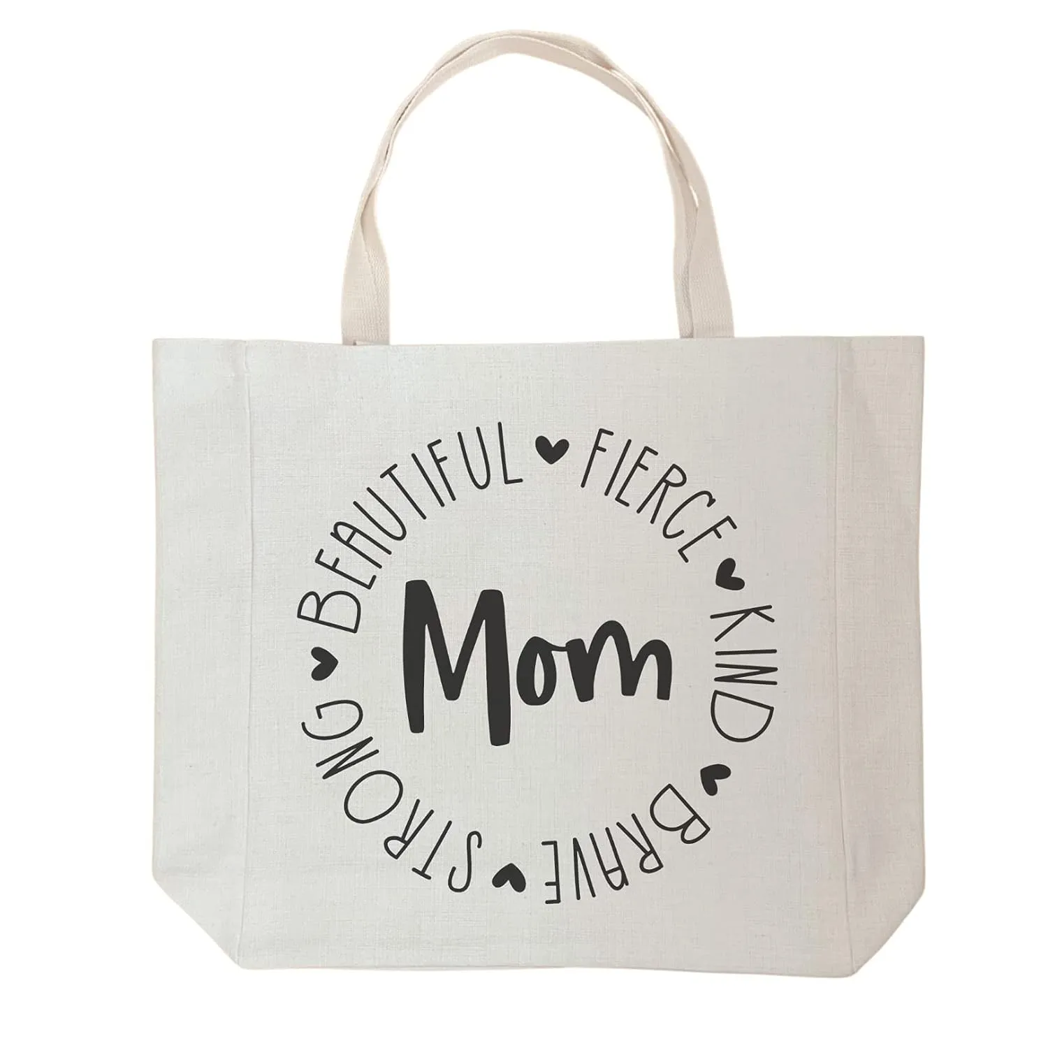 Mom Tote Purse - Uplifting Words - Reusable Grocery Bags - Shopping Tote Bag - Mothers Day Gifts Useful