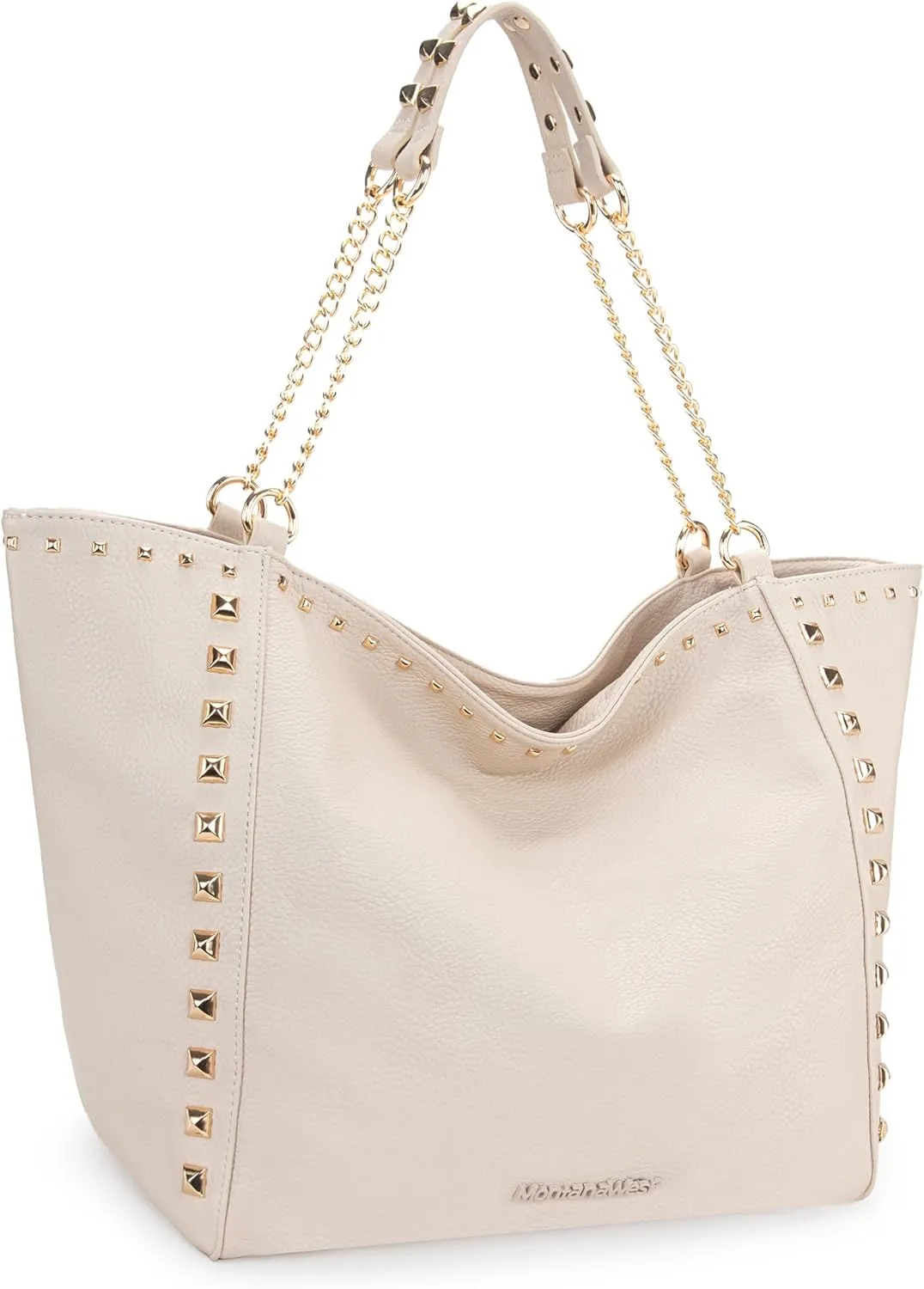 Montana West Large Tote Bag for Women Oversized Shoulder Purses with Chain Handbags
