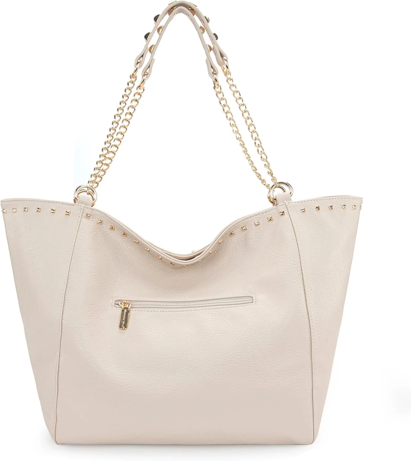 Montana West Large Tote Bag for Women Oversized Shoulder Purses with Chain Handbags