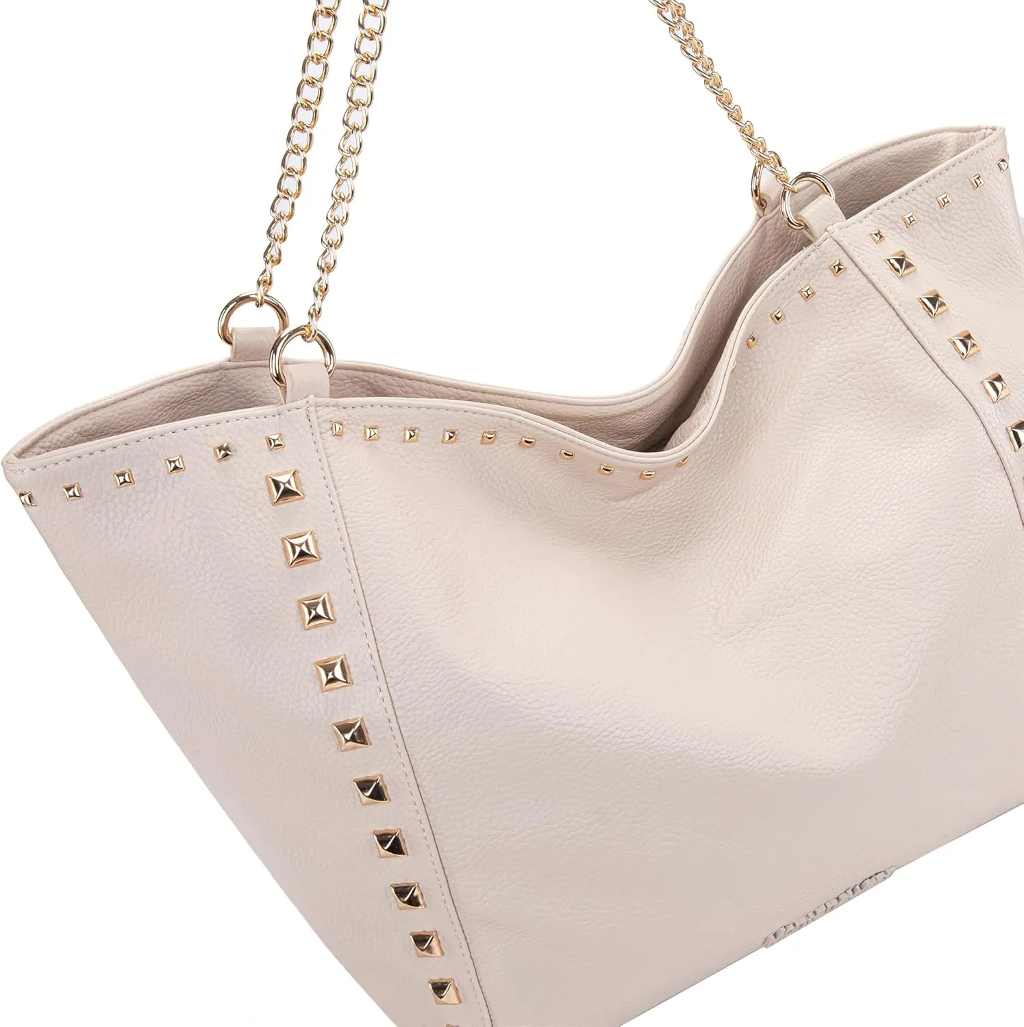 Montana West Large Tote Bag for Women Oversized Shoulder Purses with Chain Handbags