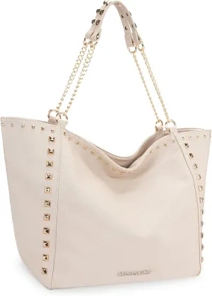 Montana West Large Tote Bag for Women Oversized Shoulder Purses with Chain Handbags