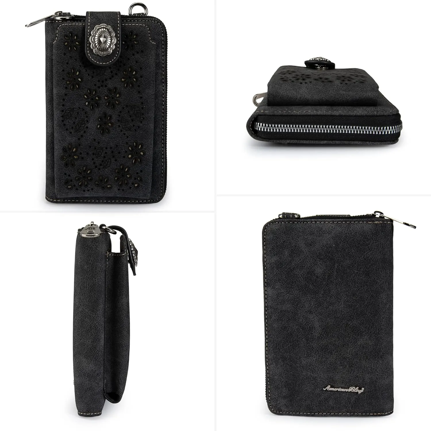Montana West Small Crossbody Bags for Women Western Handbag with Cash Slots