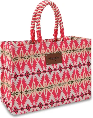 Montana West Wrangler Oversized Tote Bag with Braided Rope Handles Western Shoulder Handbag