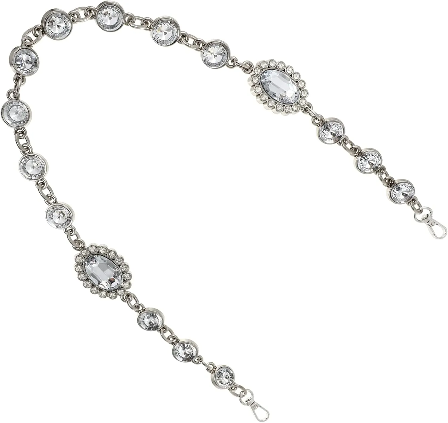 MUELODSIC Artificial Rhinestone Bag Chain Shoulder Strap for DIY Handbags Lightweight and Stylish Bag Extender Accessory Present for Craft Enthusiasts