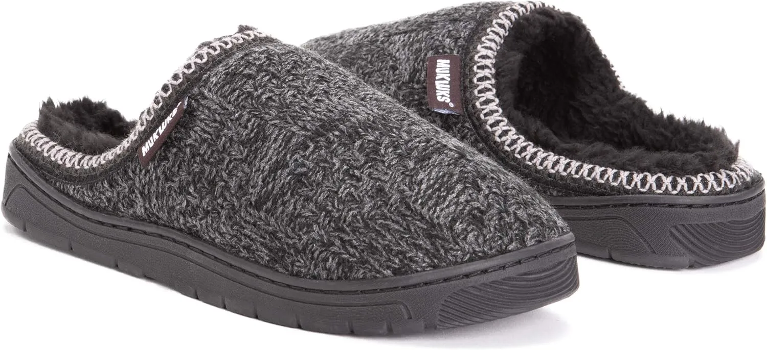 MUK LUKS Men's Gabriel Clog Slippers