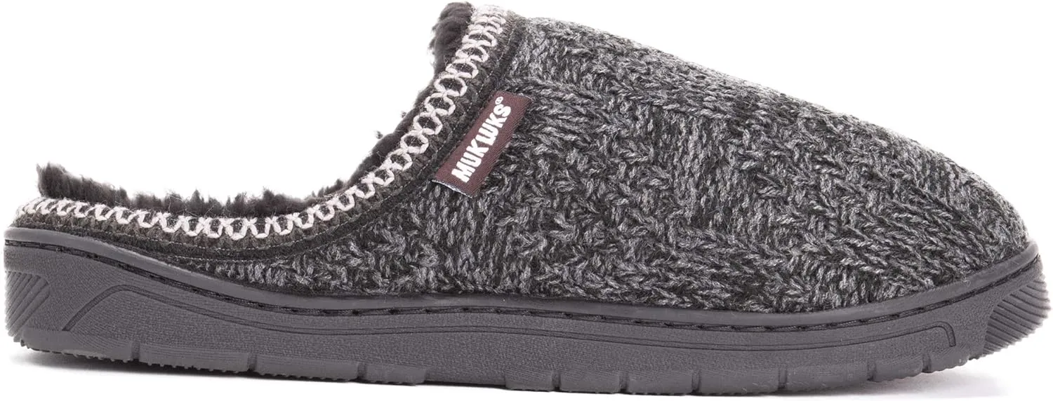MUK LUKS Men's Gabriel Clog Slippers