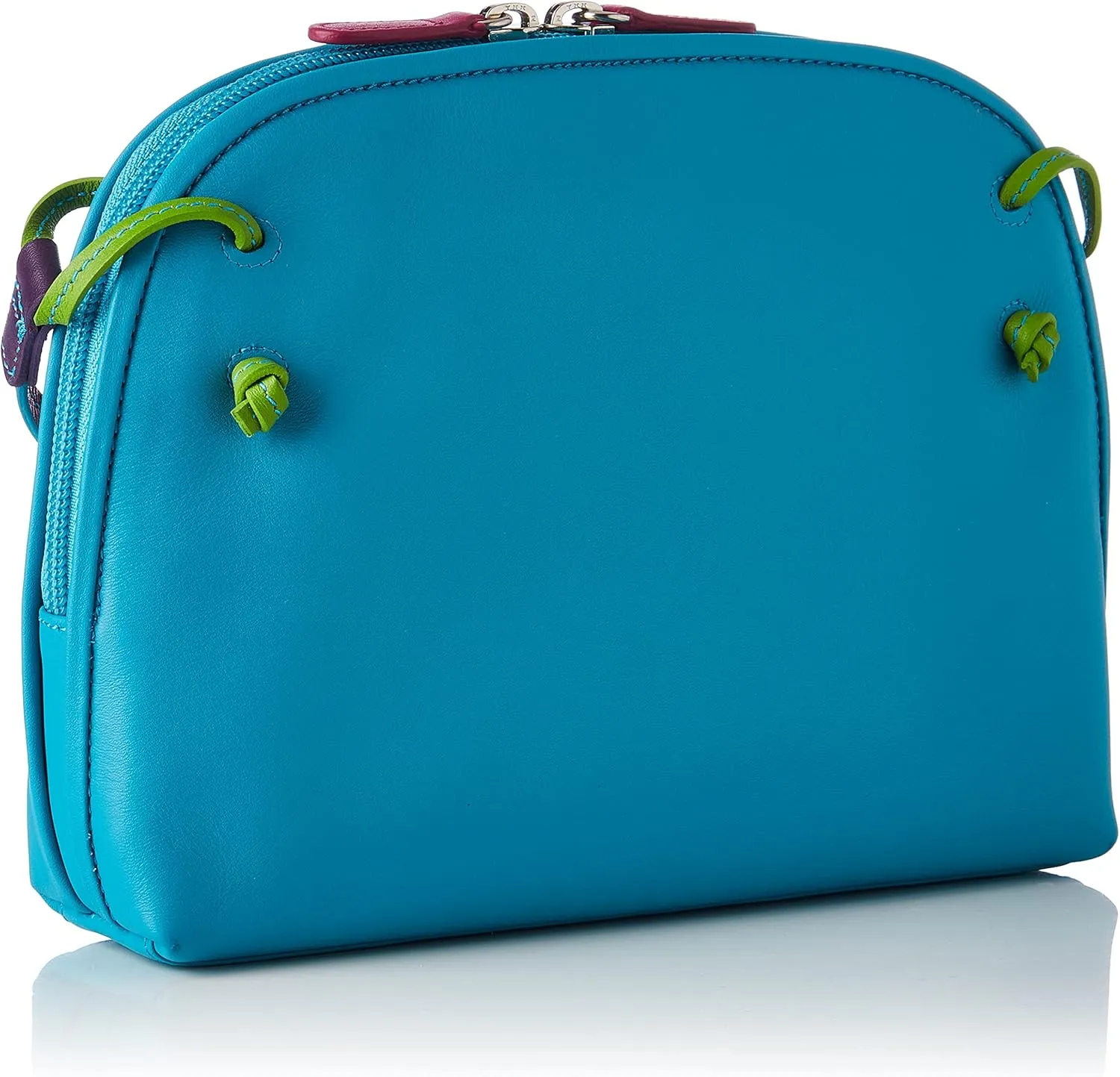 mywalit Rio Small Zip Top Handbag - Leather, Adjustable Strap, Slip Pockets, Zip Pocket, Fits a Kindle
