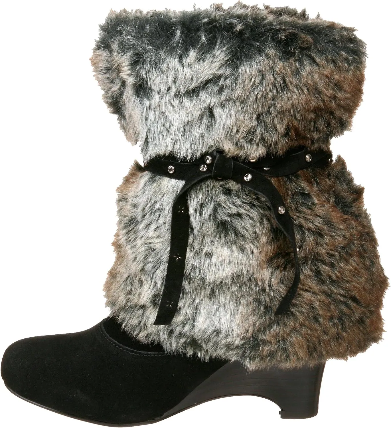 Naughty Monkey Women's D-Lux Faux Fur Boot