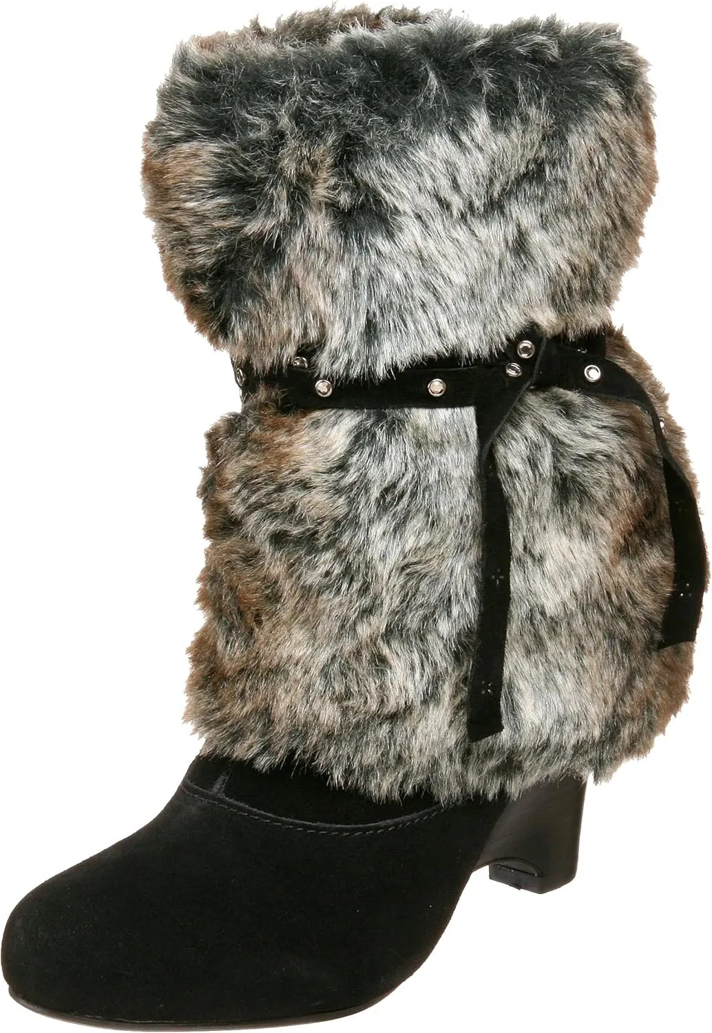 Naughty Monkey Women's D-Lux Faux Fur Boot