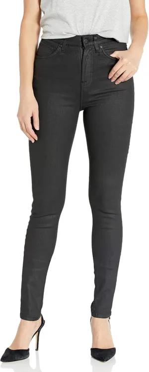 Nudie Jeans Women's Hightop Tilde Painted Black, 32/28
