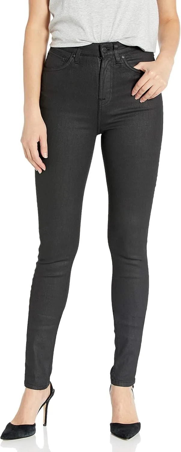 Nudie Jeans Women's Hightop Tilde Painted Black, 32/28