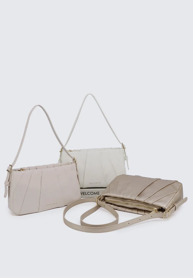 Nurita Harith Nairy Shoulder Bag (Blanched Almond)