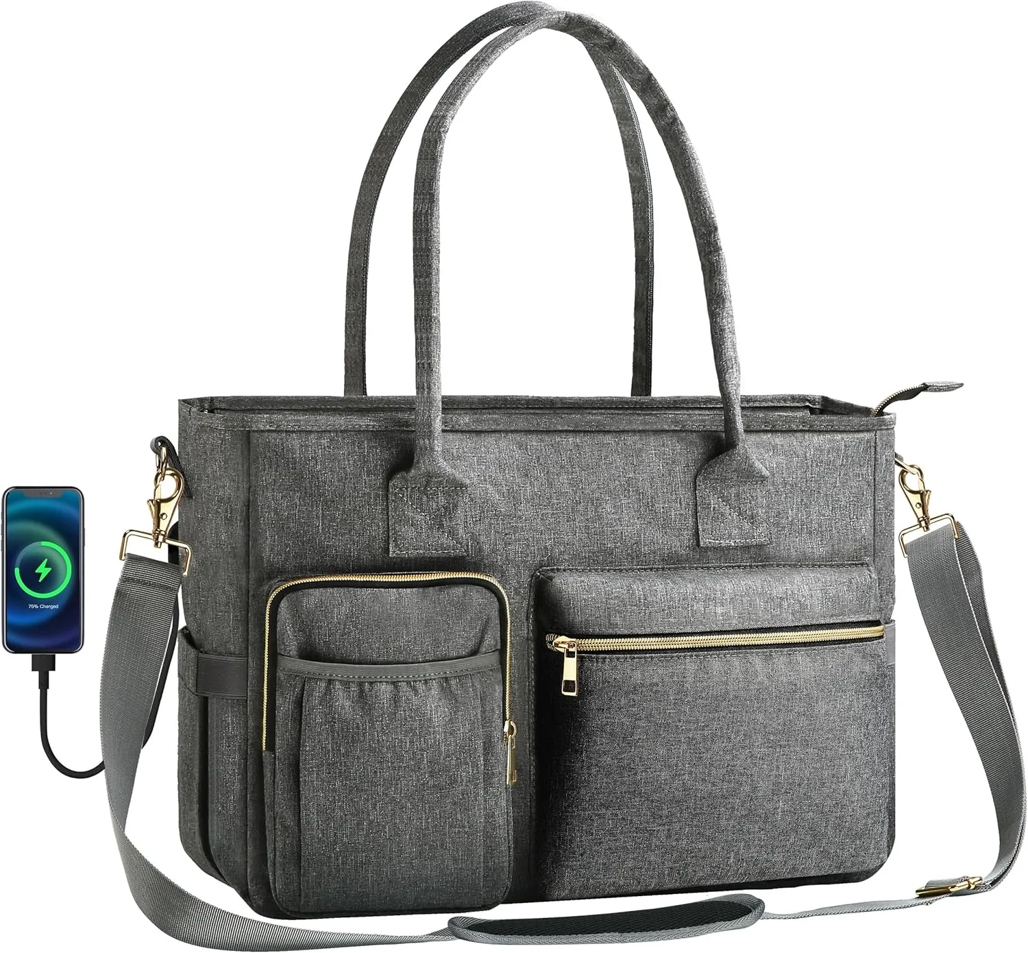 Nurse Bag - Large 17'' Tote for Work & Nursing School Essentials