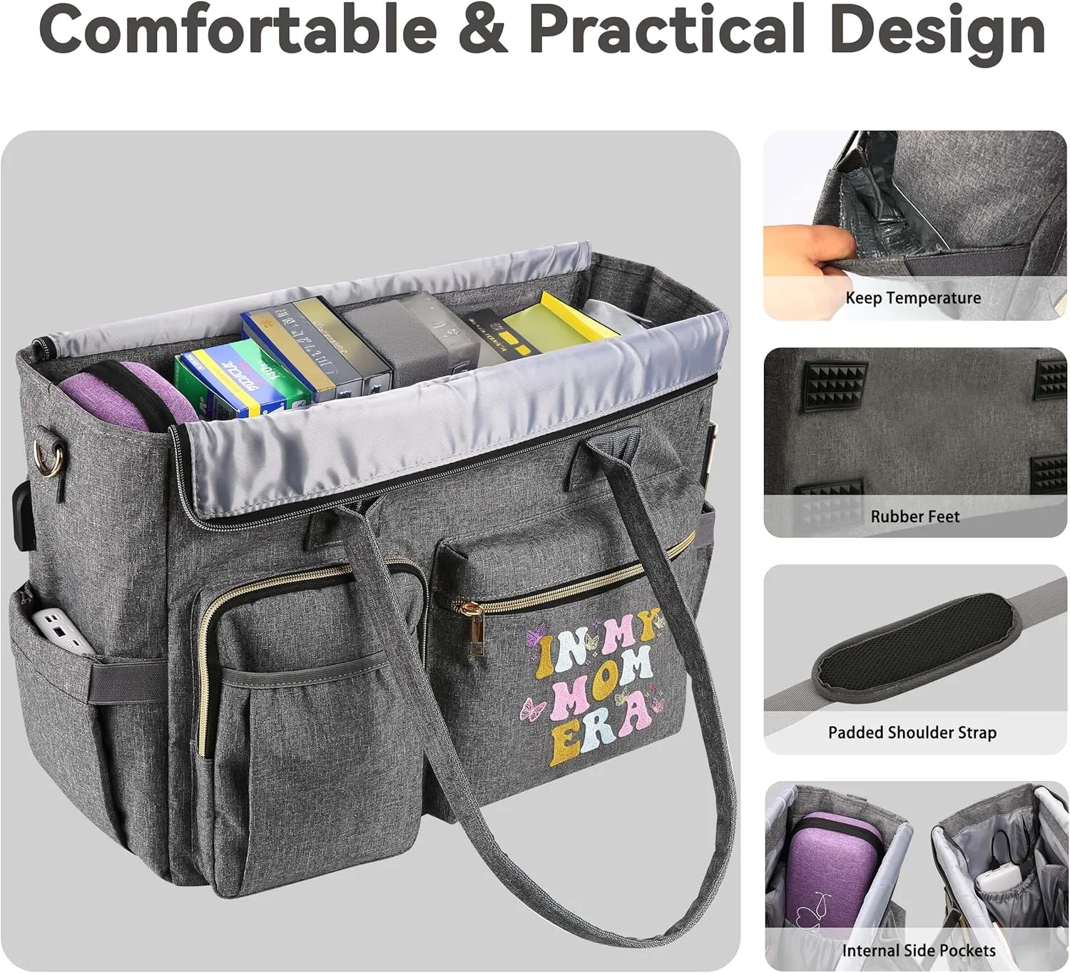 Nurse Bag - Large 17'' Tote for Work & Nursing School Essentials
