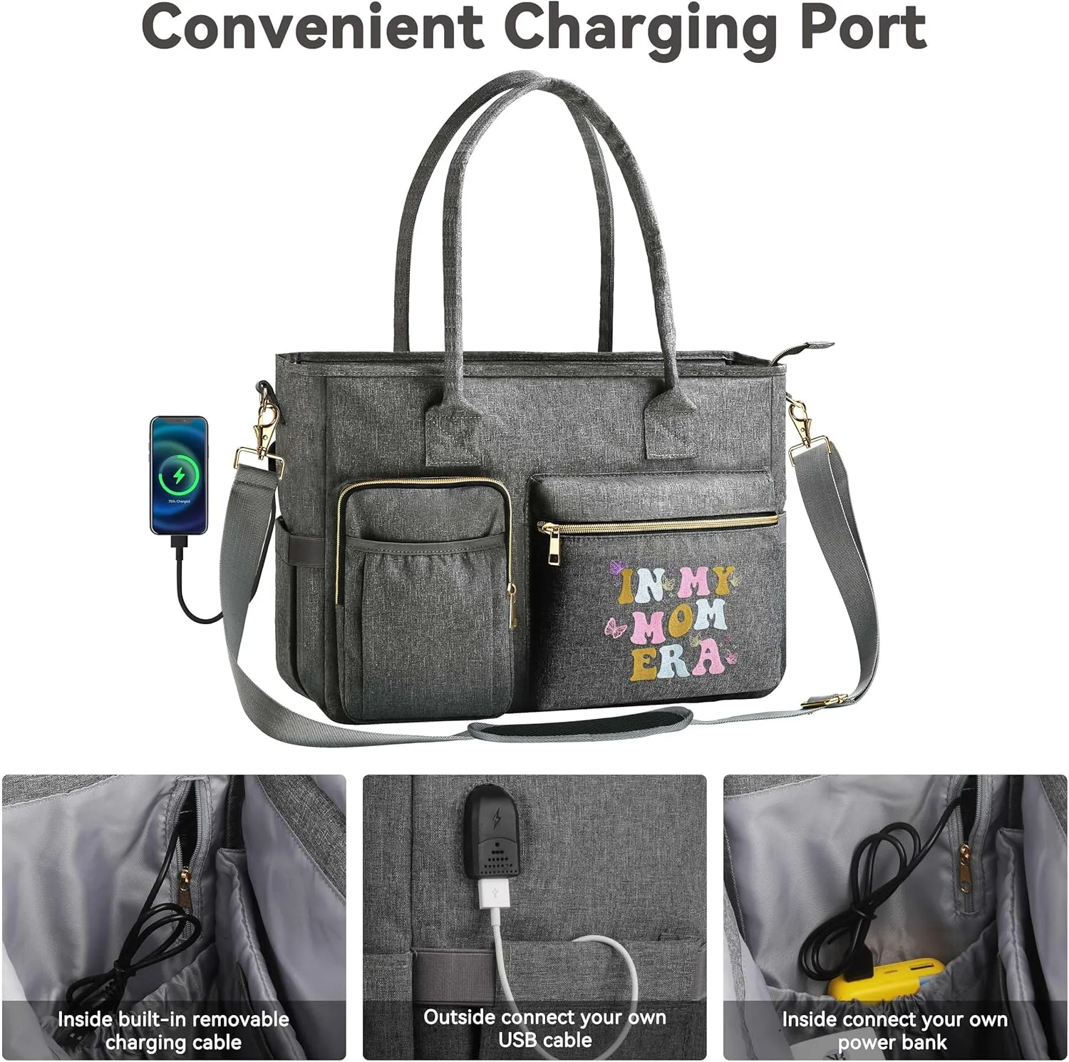 Nurse Bag - Large 17'' Tote for Work & Nursing School Essentials