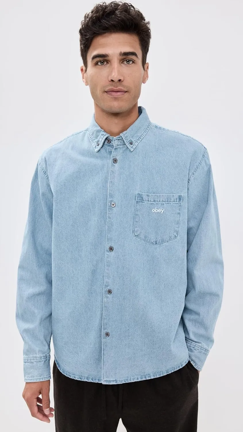 Obey Men's Logan Denim Shirt