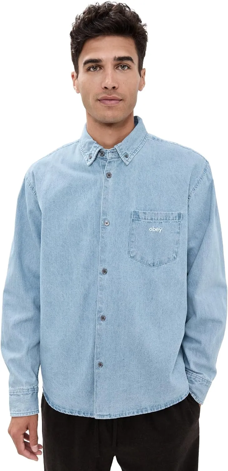 Obey Men's Logan Denim Shirt