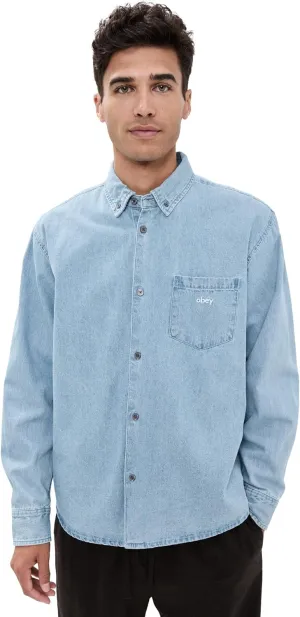 Obey Men's Logan Denim Shirt