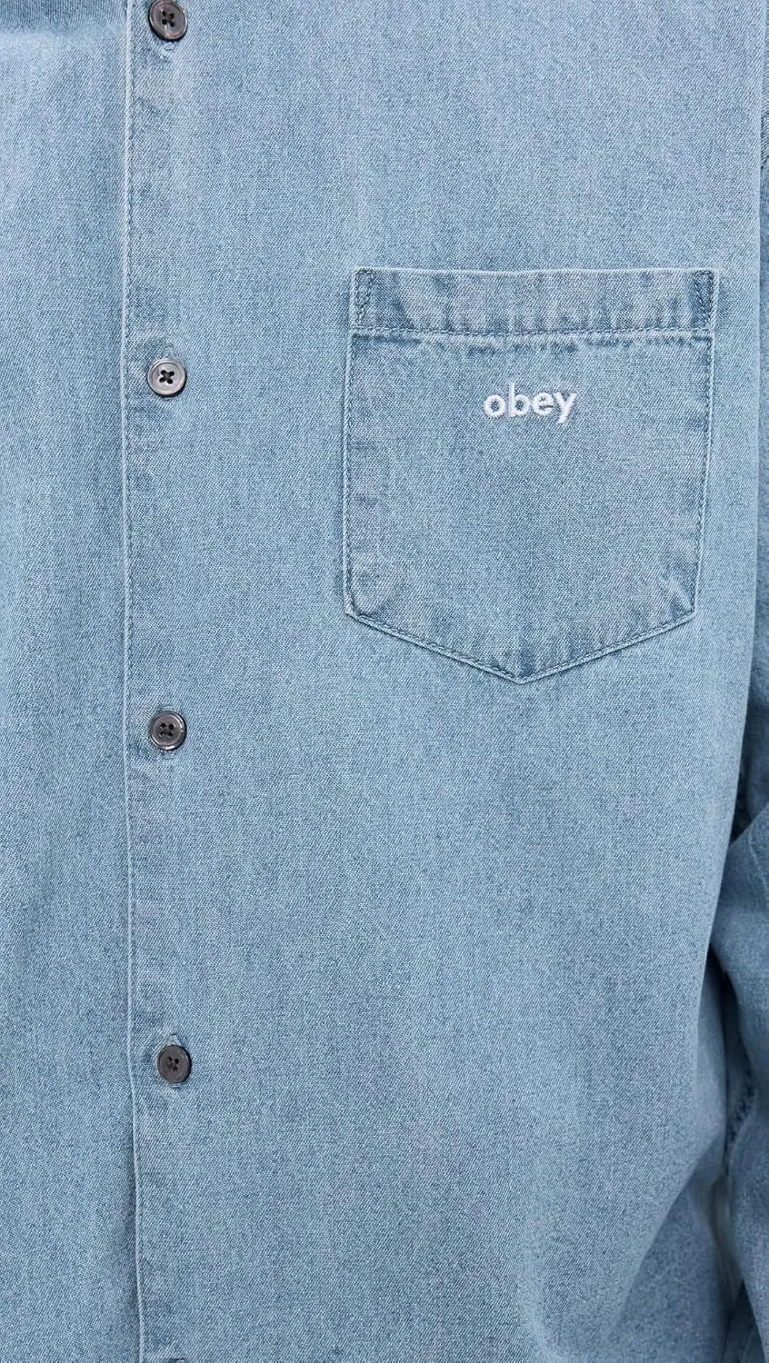 Obey Men's Logan Denim Shirt