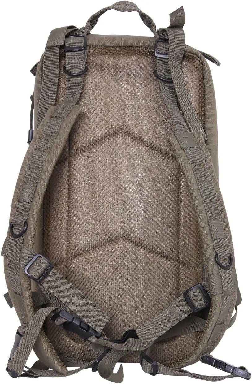Olive Drab Tactical Canvas Go Pack Backpack
