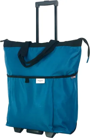 Olympia U.S.A. "FASHIONISTA Rolling Carry-on Luggage Tote, Steel Blue