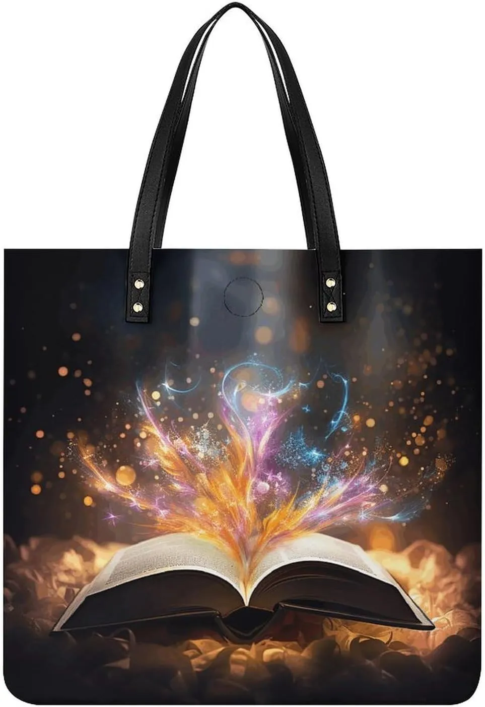 Open Book And Light Large Leather Handbags Women Fashion Handbag Multifunctional Travel Bag It Is A Great Gift for Mothers, Teachers, Friends, Bridesmaids