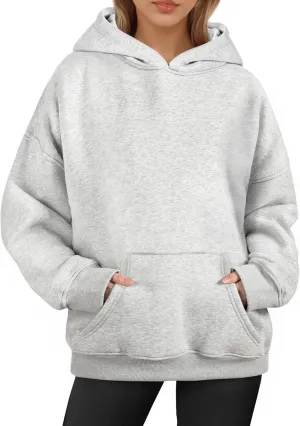 Oversized Hoodies for Women, Long Sleeve Fleece Womens Sweatshirt with Pocket Pullover Fall Outfits Winter Clothes