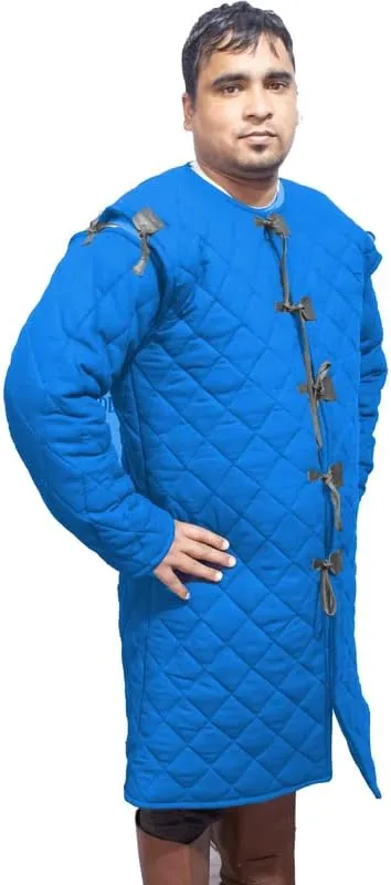 Padded gambesons fine Quilted Jacket for Renaissance/Cosplay Historical Armor Costumes