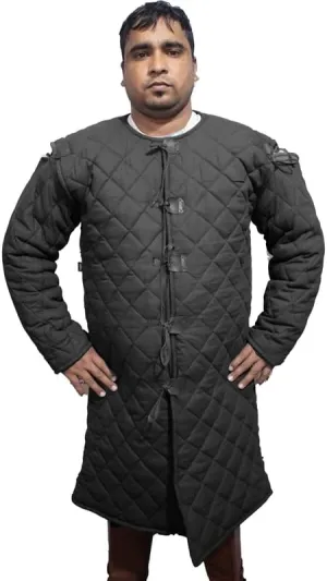 Padded gambesons fine Quilted Jacket for Renaissance/Cosplay Historical Armor Costumes
