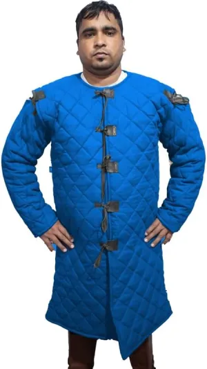 Padded gambesons fine Quilted Jacket for Renaissance/Cosplay Historical Armor Costumes