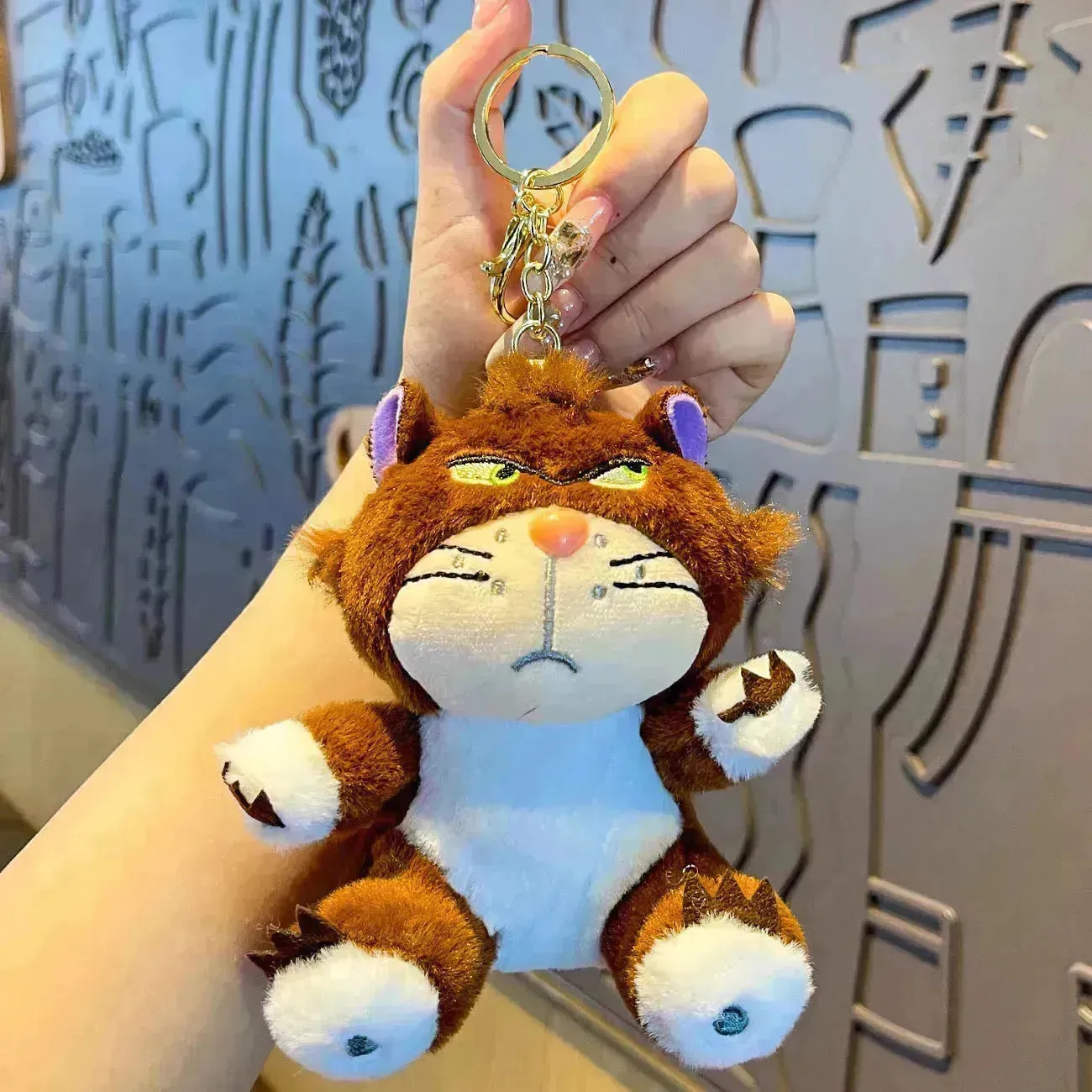 Pawsitively Sinister Lucifer Cat Keychain