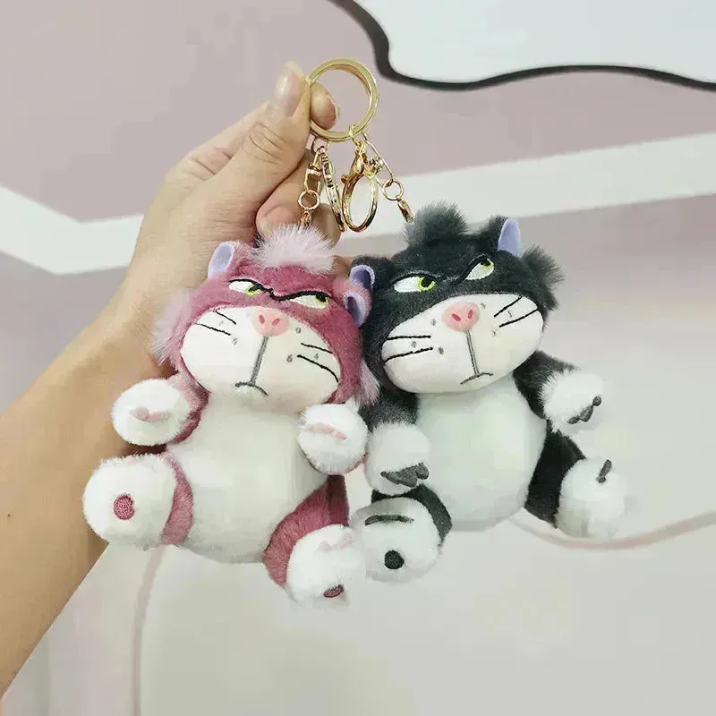 Pawsitively Sinister Lucifer Cat Keychain