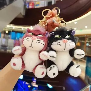 Pawsitively Sinister Lucifer Cat Keychain