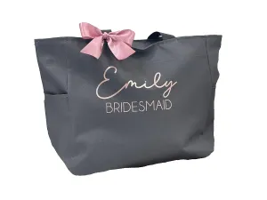 Personalized Bridesmaid Gift - Bridal Party Gift - Bridesmaid Gift - Maid of Honor Gift - Bridesmaid Tote Bag