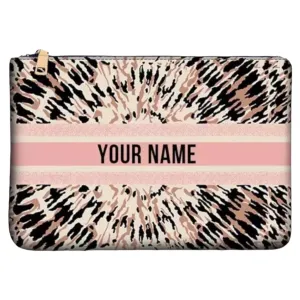 Personalized Clutch Handbag with Your Name or Initial Monogram Embroidery Design for Women Evening Bag Wedding Bridal Gift