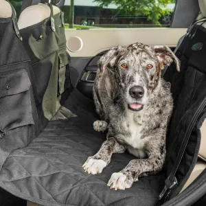 PetSafe Happy Ride Quilted Hammock Seat Cover – Waterproof & Durable – Machine Washable – Fits Most Cars, Trucks & SUVs – Car Seat Protectors for Scratches & Dog Hair