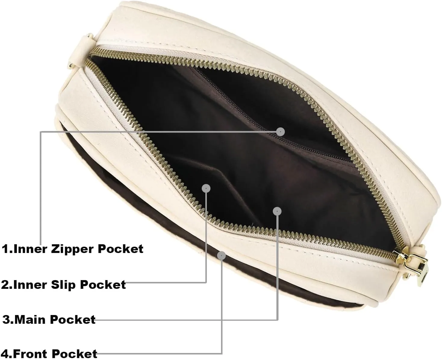 Phone Crossbody Bag with Chain Strap, Lightweight Vegan Leather Shoulder Purse for women