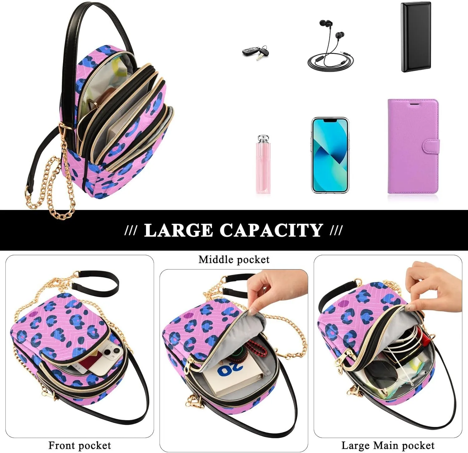 Phone Purse Women Small Cell Wallet Crossbody Bags Women's Crossbody Handbags Mini Shoulder Bag