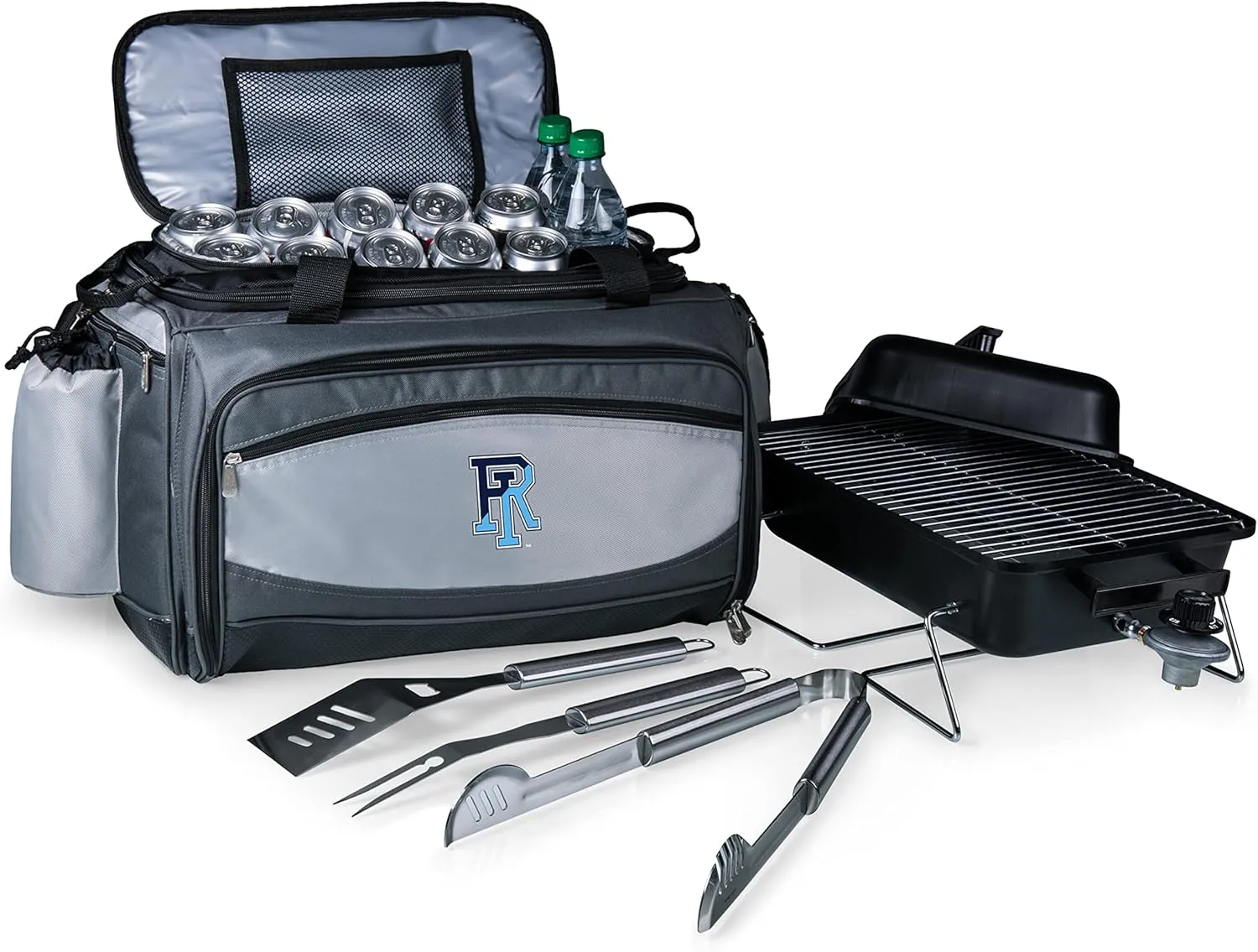 PICNIC TIME NCAA Unisex-Adult NCAA Vulcan Portable Propane Grill & Cooler Tote