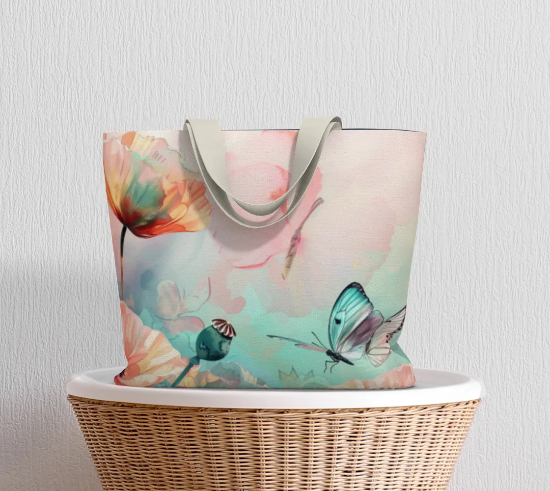Poppy 2 Large Tote Bag