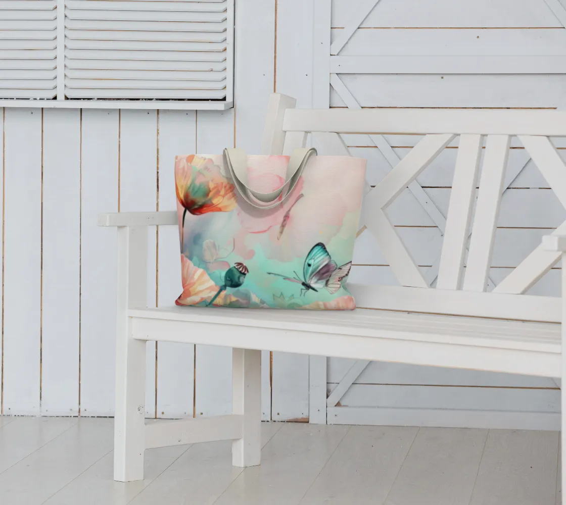 Poppy 2 Large Tote Bag