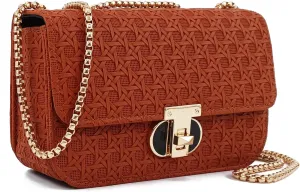 PORT&LOTUS Mini Shoulder Bag for Women PU Leather Small Bags for Women Little Tote Bag Women Purses
